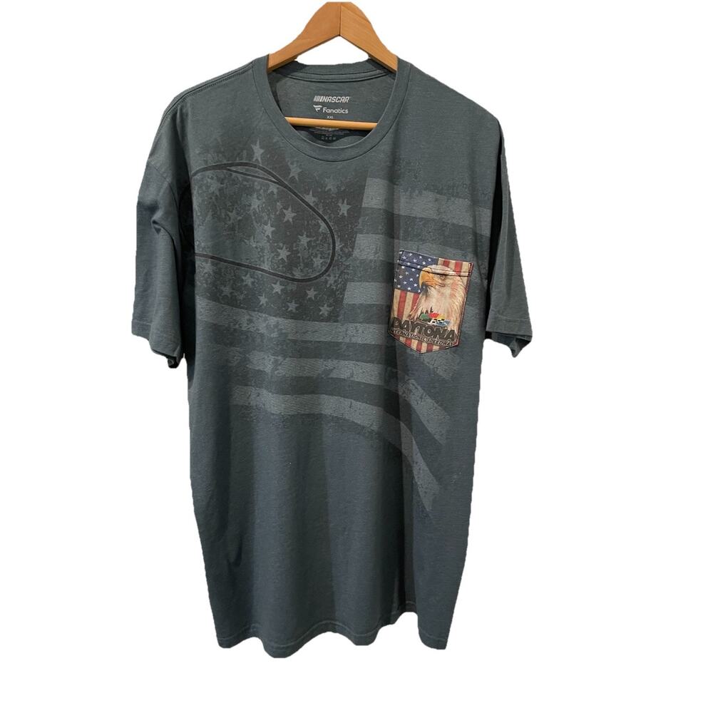 Fanatics Nascar Daytona Speedway All Over Print Double Sided Pocket T-Shirt 2XL